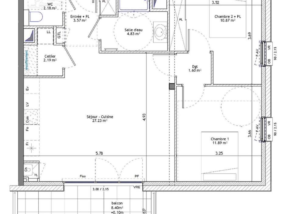 Ac3- buy apartment 
saint erblon
 1746834721
