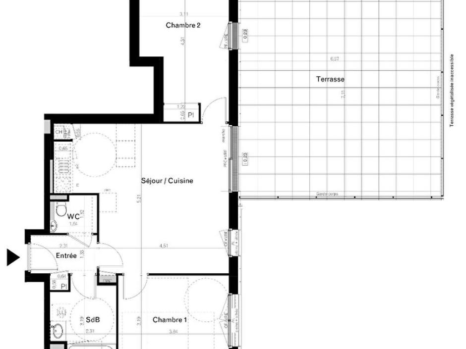 Ac3- vente appartement 
rennes
 1746575033