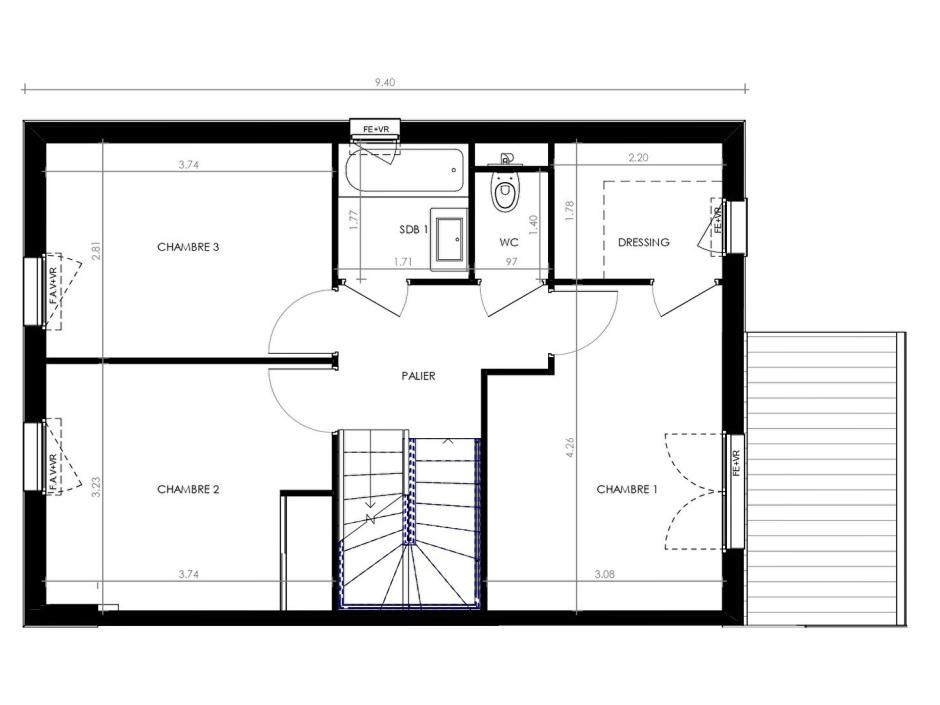 Ac3- vente maison 
la richardais
 1776209556