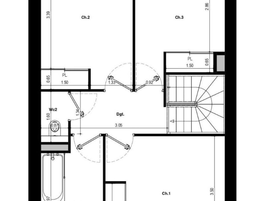 Ac3- vente maison 
saint jacques de la lande
 1765931786