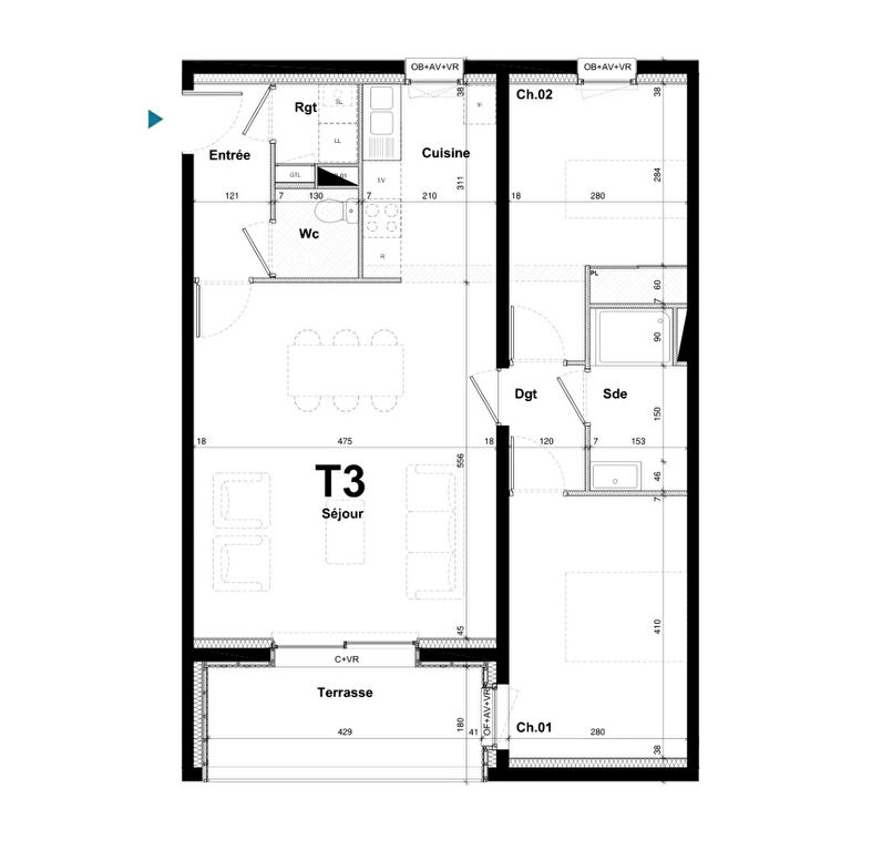 Ac3- buy apartment 
chantepie
 1746834956