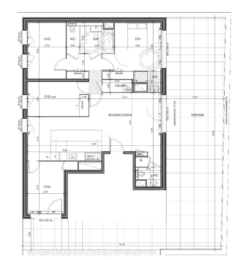 Ac3- buy apartment 
rennes
 1746229640