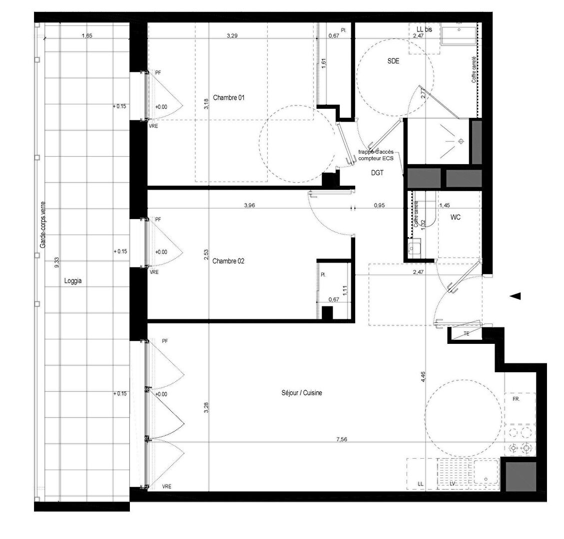 Ac3- buy apartment 
rennes
 1752018010