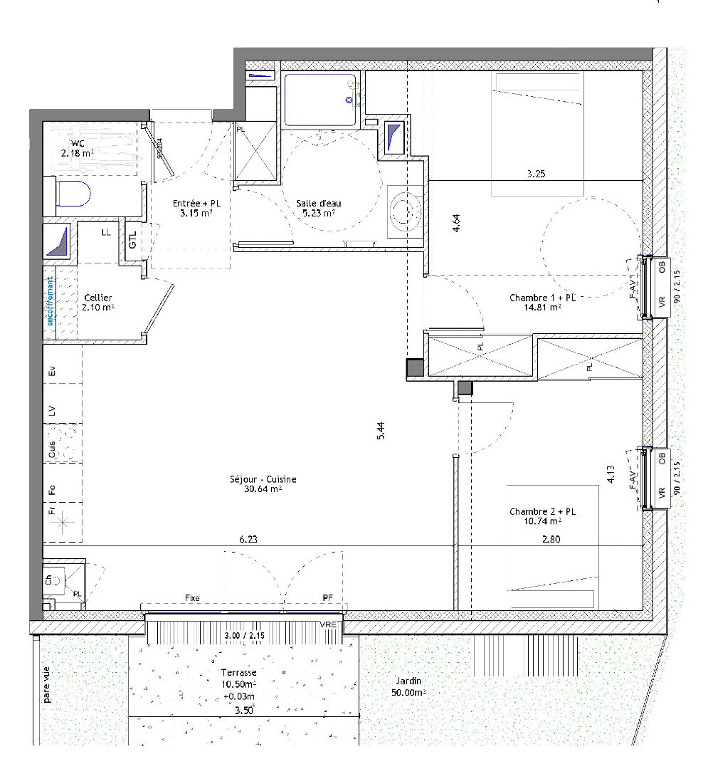Ac3- buy apartment 
saint erblon
 1746229834