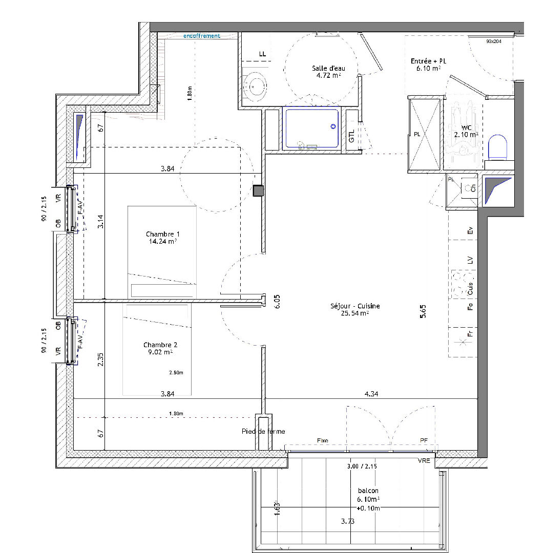 Ac3- buy apartment 
saint erblon
 1746575539