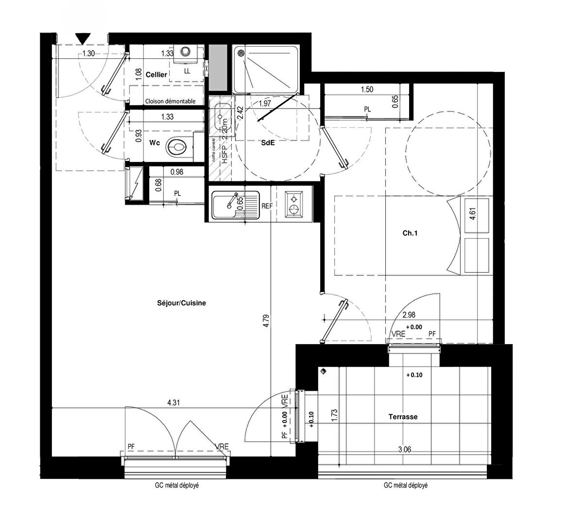 Ac3- buy apartment 
saint jacques de la lande
 1746229737
