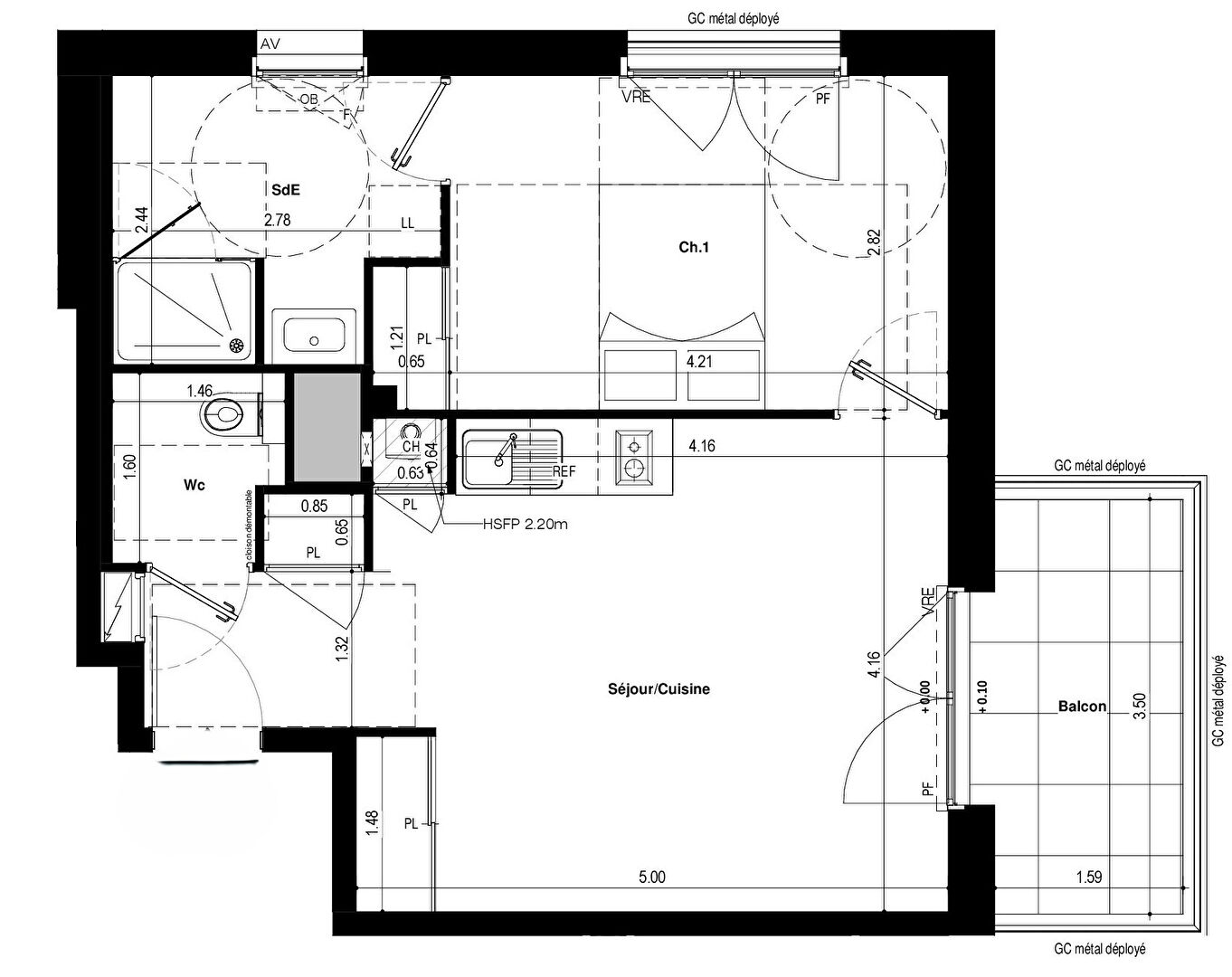 Ac3- buy apartment 
saint jacques de la lande
 1746834641