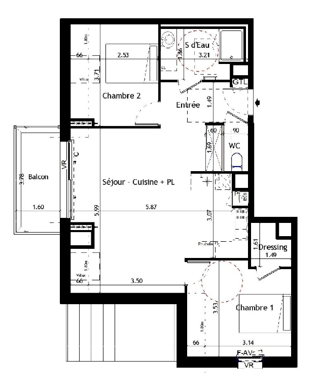 Ac3- vente appartement 
bruz
 1747438869