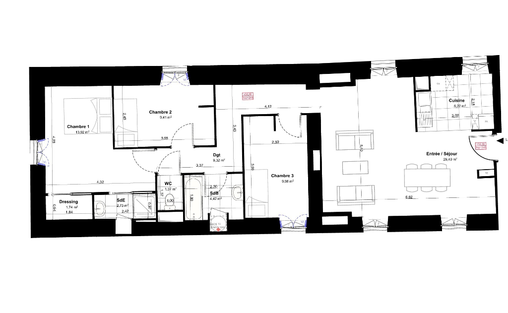 Ac3- vente appartement 
cancale
 1746574598