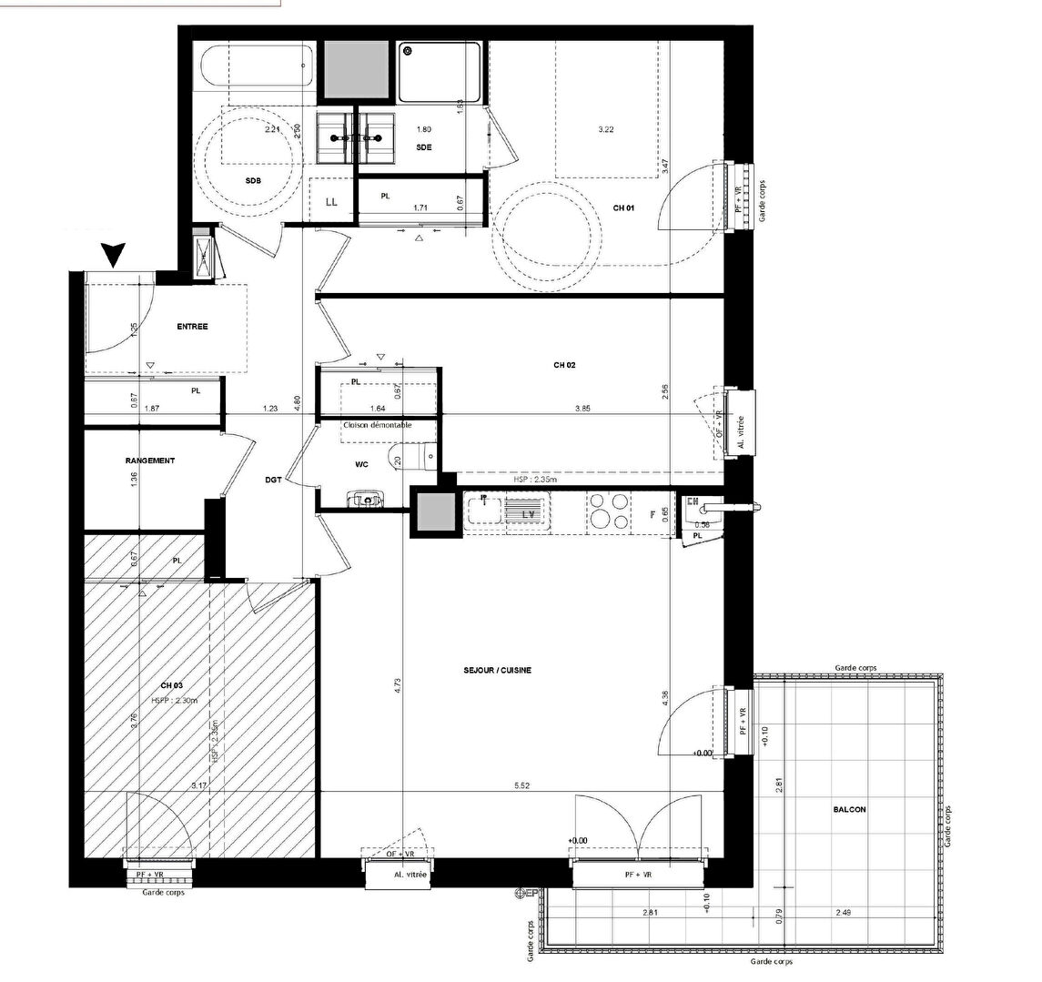 Ac3- vente appartement 
chantepie
 1747179050