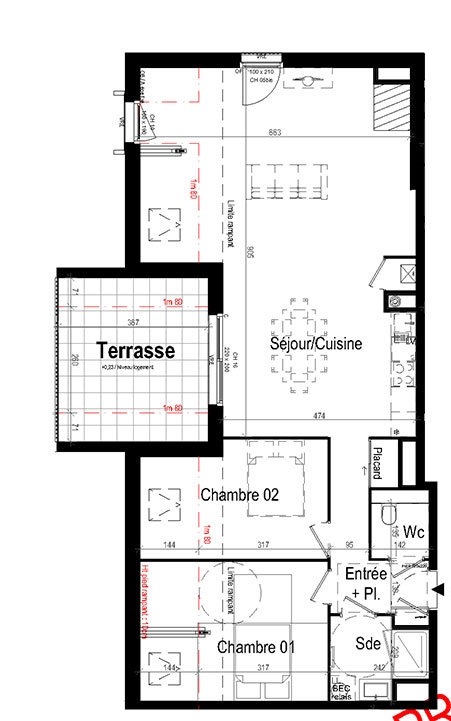 Ac3- vente appartement 
dinard
 1747179078