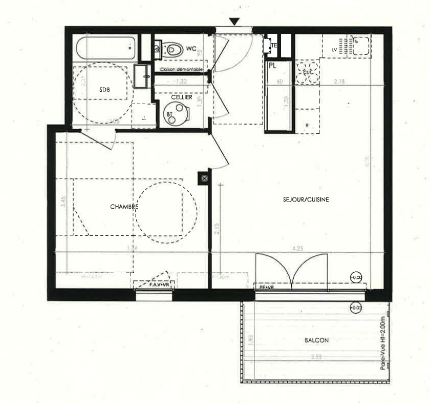 Ac3- vente appartement 
la richardais
 1747439020