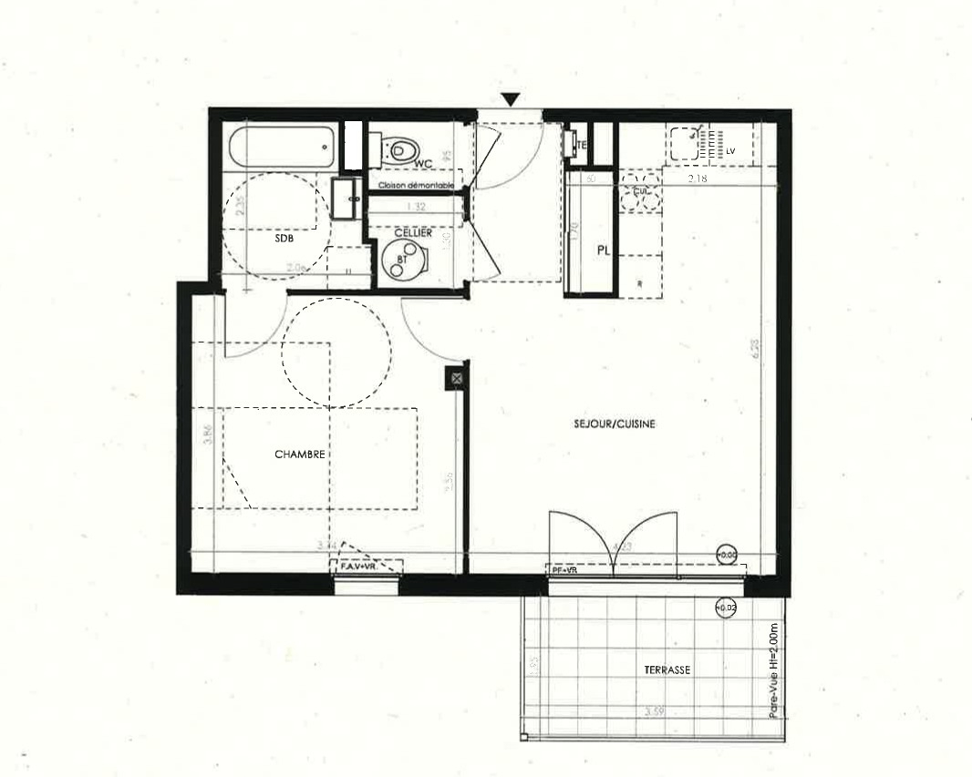 Ac3- vente appartement 
la richardais
 1747783927