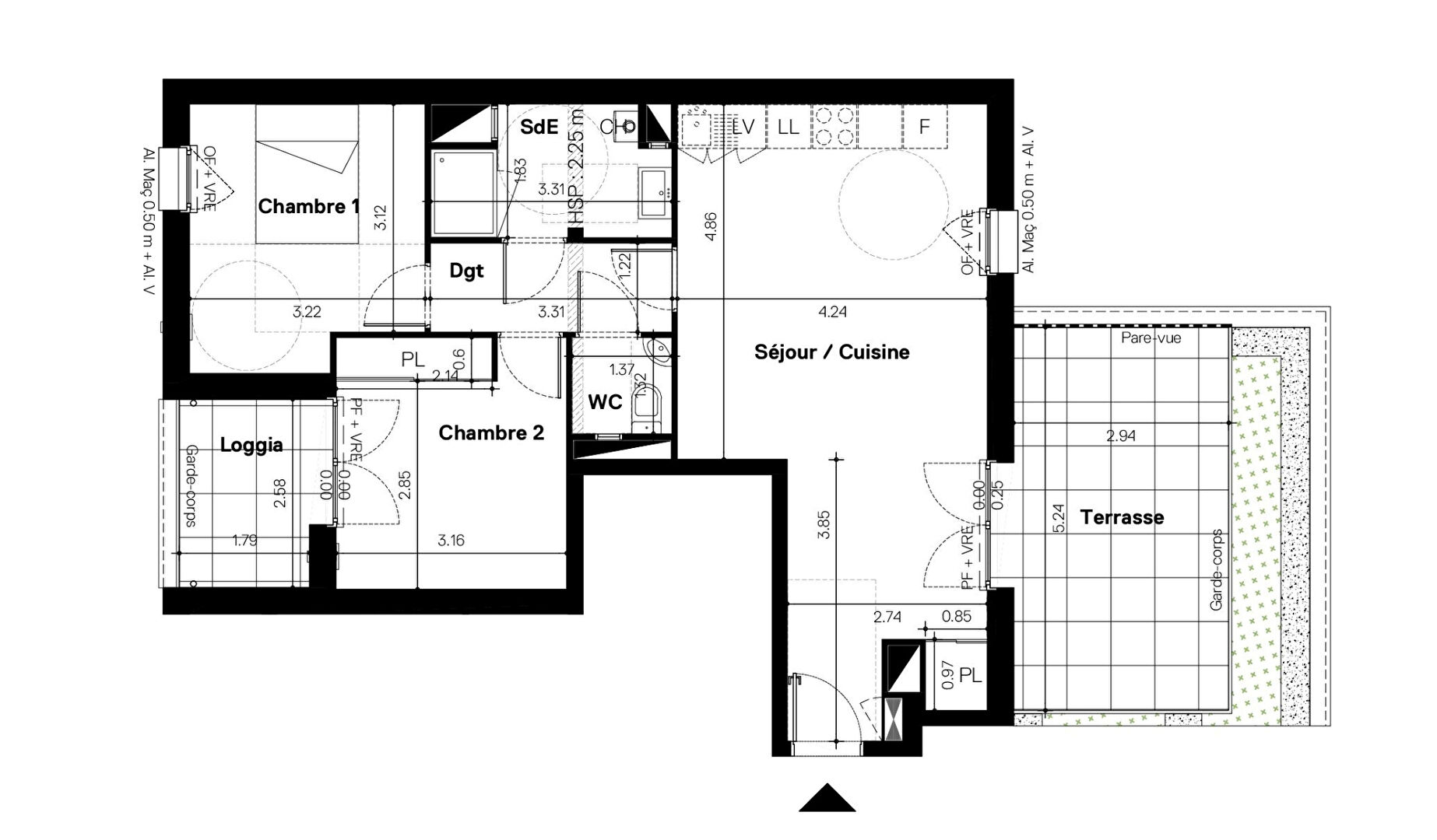 Ac3- vente appartement 
nantes
 1746228993