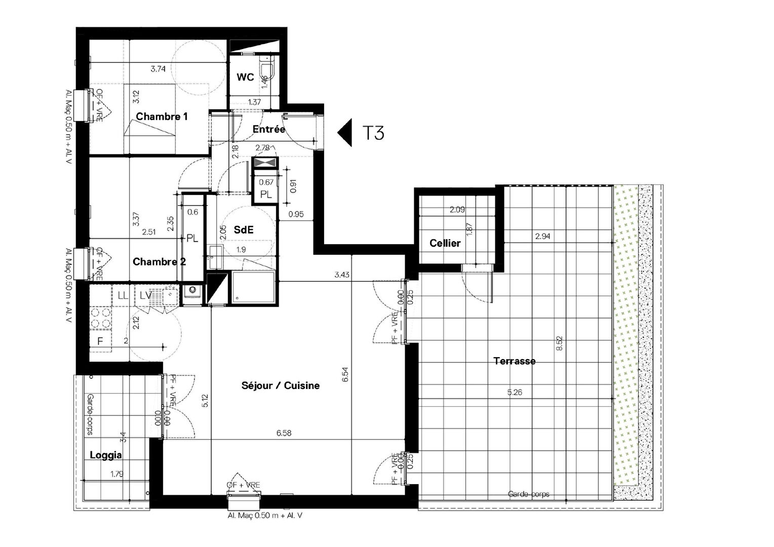 Ac3- vente appartement 
nantes
 1746575184