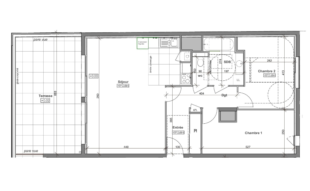 Ac3- vente appartement 
rennes
 1745970199
