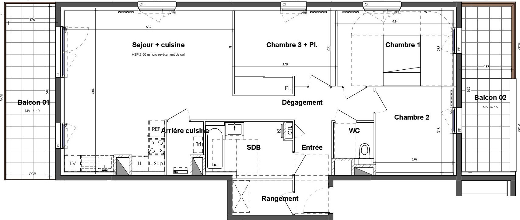 Ac3- vente appartement 
rennes
 1745970305