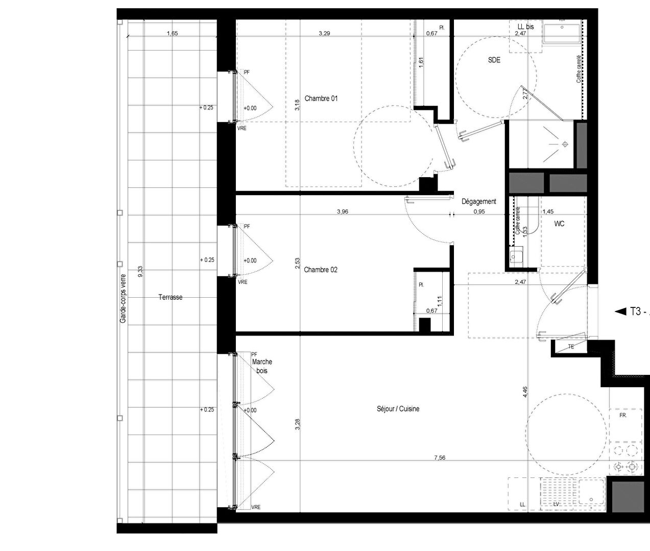 Ac3- vente appartement 
rennes
 1746228703