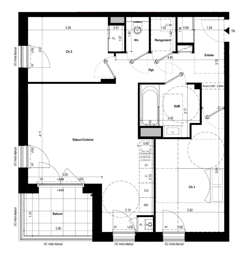 Ac3- vente appartement 
rennes
 1746228940