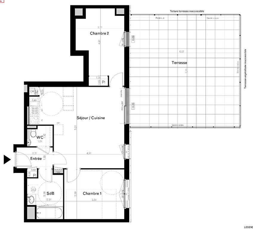 Ac3- vente appartement 
rennes
 1746229182