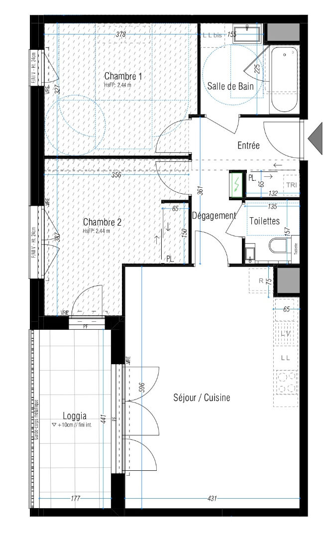 Ac3- vente appartement 
rennes
 1746574571