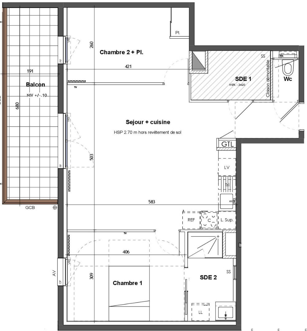 Ac3- vente appartement 
rennes
 1746574762