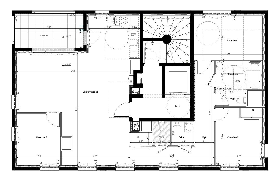 Ac3- vente appartement 
rennes
 1746833713