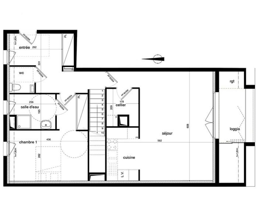 Ac3- vente appartement 
rennes
 1747179746