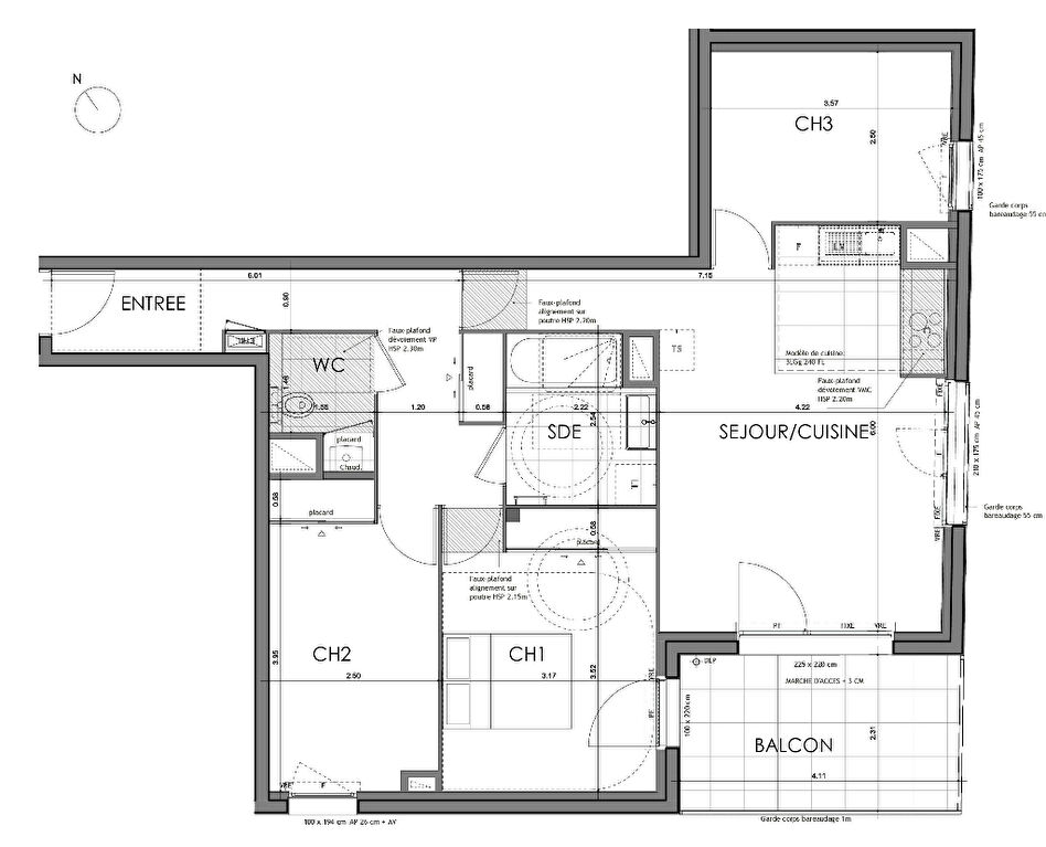 Ac3- vente appartement 
rennes
 1747870433