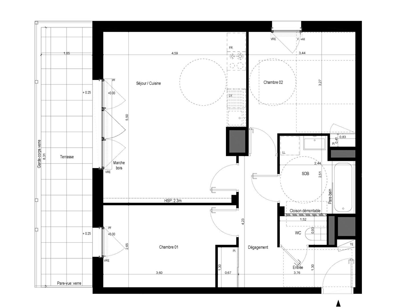 Ac3- vente appartement 
rennes
 1748647859