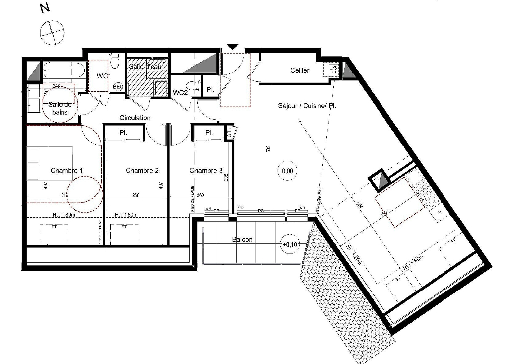 Ac3- vente appartement 
saint malo
 1748648253