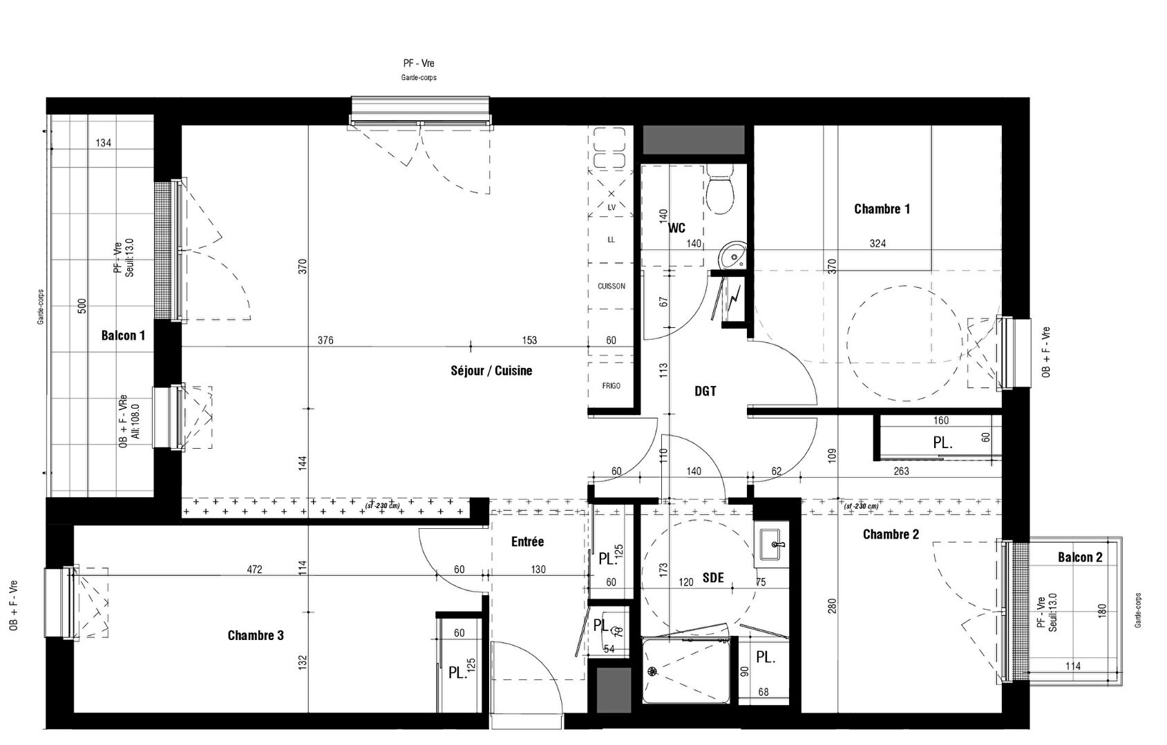 Ac3- vente appartement 
saint nazaire
 1748043361