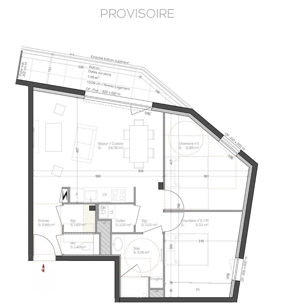 Ac3- vente appartement 
vannes
 1746229109