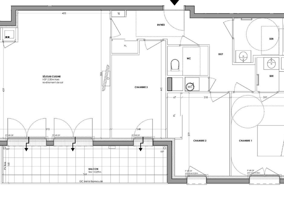 Vente appartement 
chantepie
