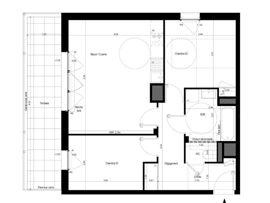 Vente appartement 
rennes
