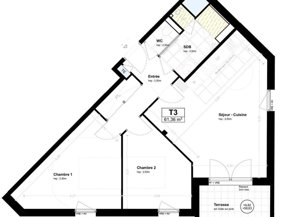 Vente appartement 
rennes

