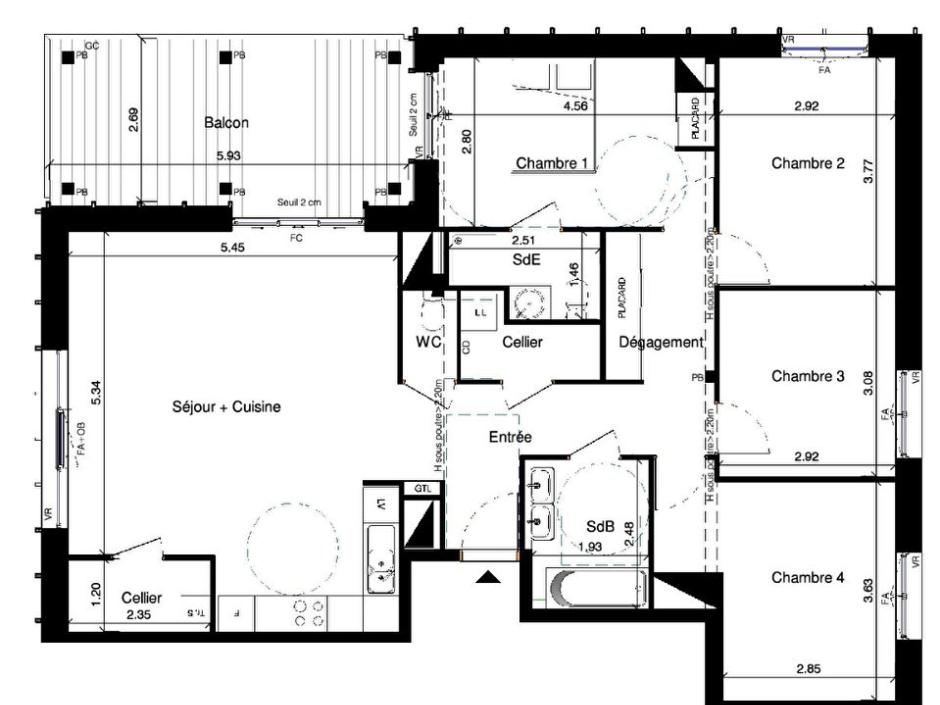 Vente appartement 
rennes
