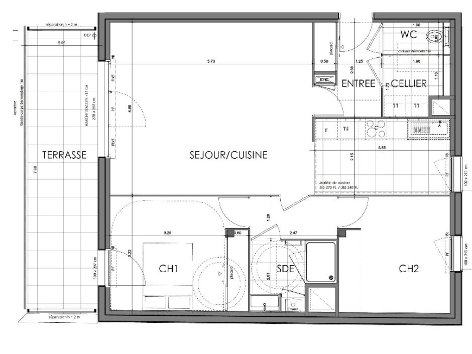 Vente appartement 
rennes
