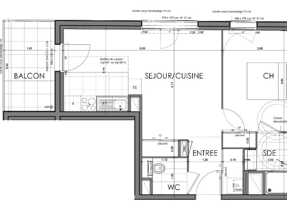 Vente appartement 
rennes
