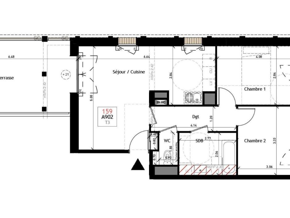 Vente appartement 
rennes
