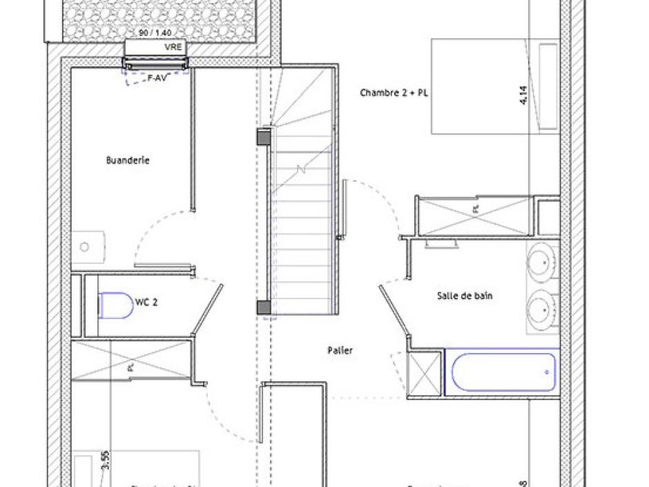 Vente maison 
saint erblon
