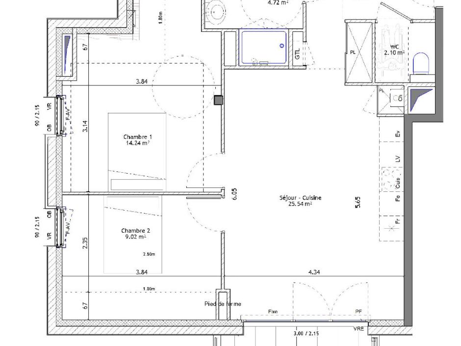 Ac3- buy apartment 
saint erblon
 1745625003
