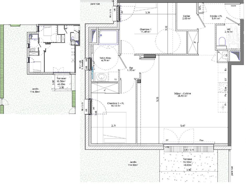 Ac3- buy apartment 
saint erblon
 1746834713