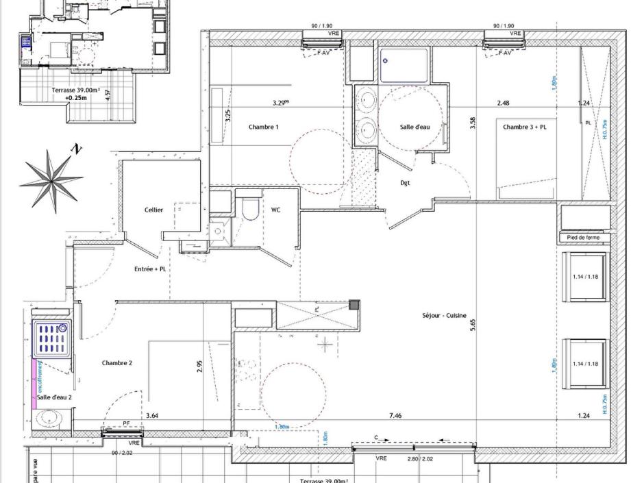 Ac3- buy apartment 
saint erblon
 1746834789