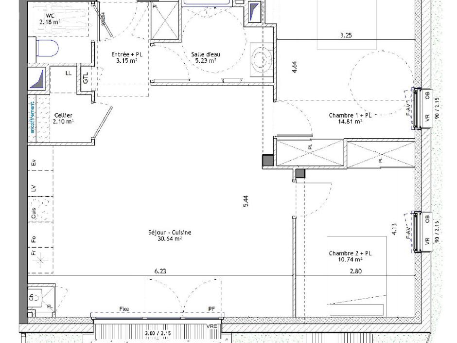 Ac3- buy apartment 
saint erblon
 1747785178