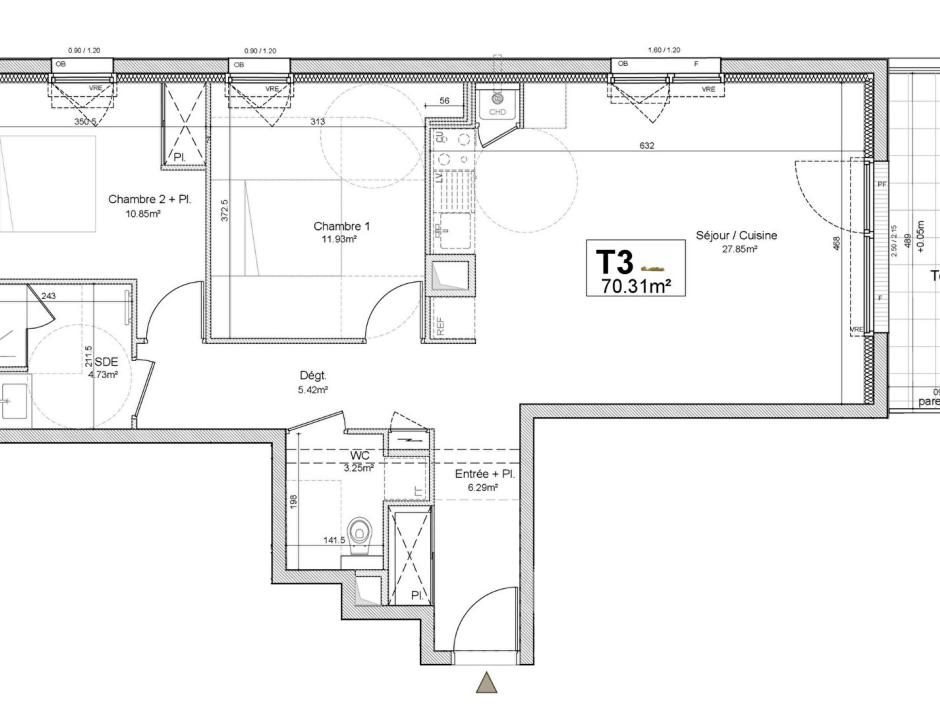 Ac3- vente appartement 
betton
 1771029157