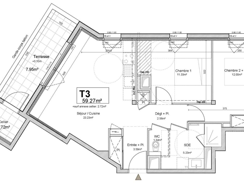 Ac3- vente appartement 
betton
 1778628875