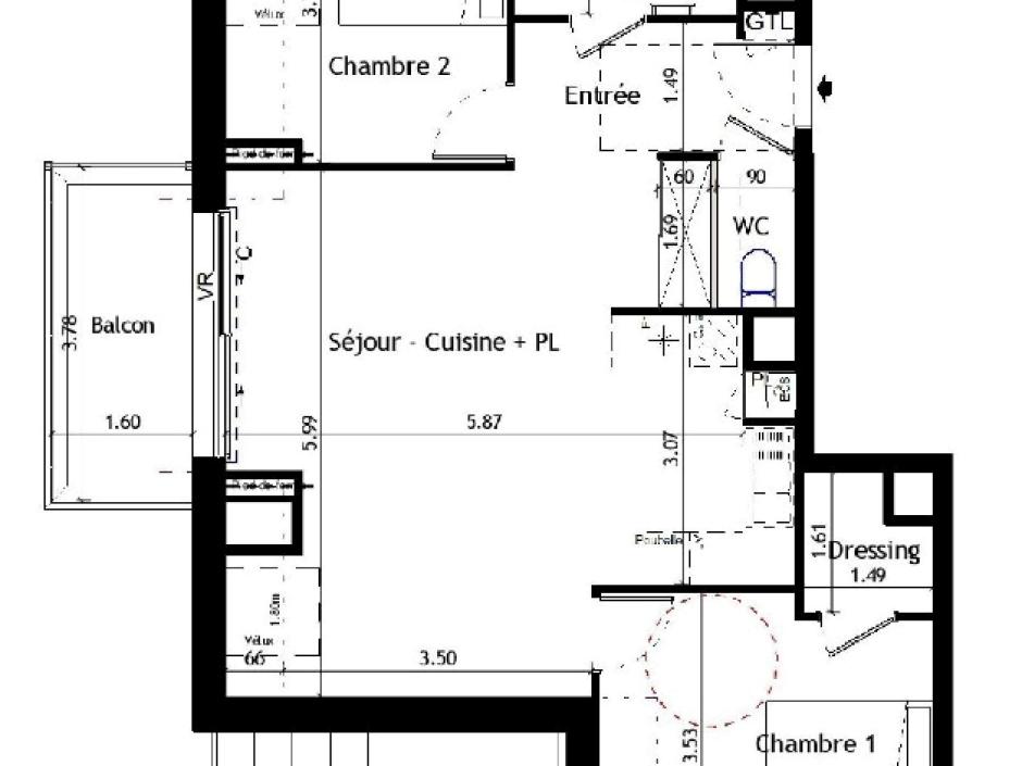 Ac3- vente appartement 
bruz
 1747438869