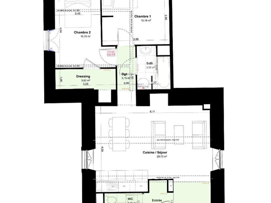 Ac3- vente appartement 
cancale
 1745364868