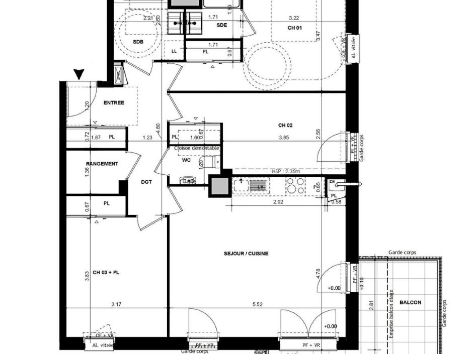 Ac3- vente appartement 
chantepie
 1742344795